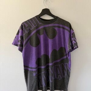 90s Batman AOP Purple Men's Large